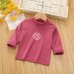 【12M-5Y】Kids Casual Cartoon Print Round Neck Long Sleeve T-shirt