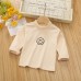 【12M-5Y】Kids Casual Cartoon Print Round Neck Long Sleeve T-shirt