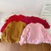 【18M-8Y】Girls Fur Ball Design Round Neck Long Sleeve Sweater (Skirt Not Included)