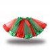 【2Y-7Y】4-piece Girls Christmas Tutu Skirt With Hair Accessories And Glasses And Magic Wand