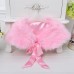 Girls Multicolor Faux Fur Shawl