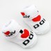 0 To 6 Months Soft Newborn Feet Accessories Baby Toddler Lovely Boys Girls Cotton Rubber Mom Dad Socks